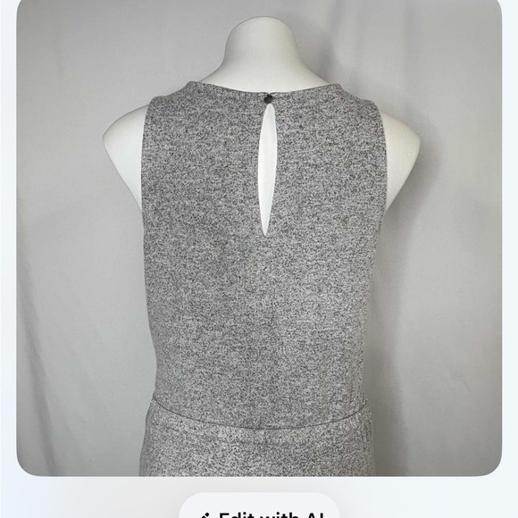 Banana Republic Heather Gray Sleeveless Jumpsuit - Picture 7 of 14